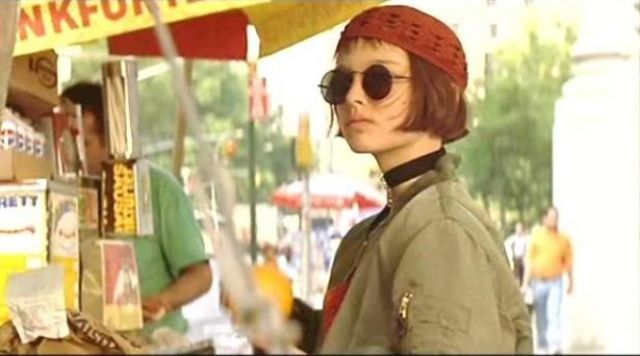 Beanie Hat Hand Crochet in Red worn by Mathilda Lando (Natalie Portman) as seen in Leon: The Professional