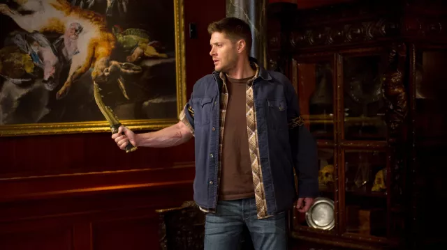 First Blade used by Dean Winchester (Jensen Ackles) as seen in Supernatural TV series (S09E16)