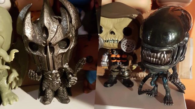 The figurine Funko Pop Alien Covenant Xenomorph in the YouTube video The Point - March 2018 LinksTheSun