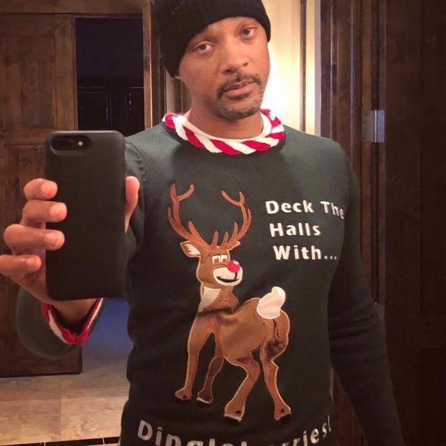 The pull of christmas that carries Will Smith on his account instagram