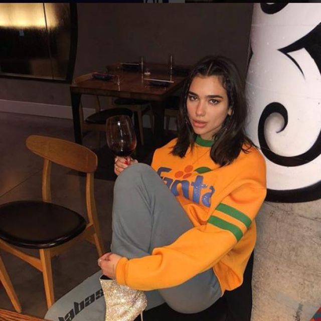 The sweat Fanta of Dua Lipa on his account Instagram