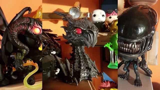 The figurine FunKo Pop Alduin view in the video Point March 2018 LinksTheSun | Spotern