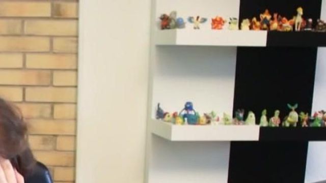 The figurine Pokémon Shaymin seen in the YouTube video of Linksthesun "Last dance - Indila"
