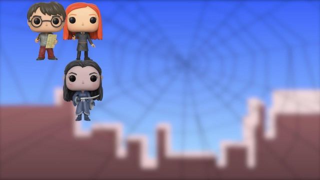the figurine Funko Pop Harry Potter with the marauder's map in the YouTube video The 20 Enemies Void of Spider-man LinksTheSun