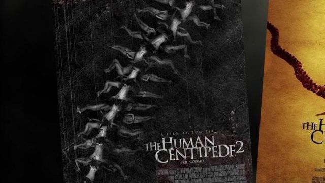 DVD The human centipede 2 seen in The 20 worst horror movies of Linksthesun