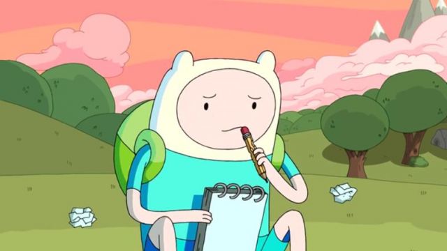 Le bonnet à oreille de Finn l'humain dans Adventure Time