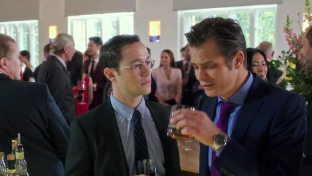 The watch of the CIA Agent in Geneva (Timothy Olyphant) in Snowden