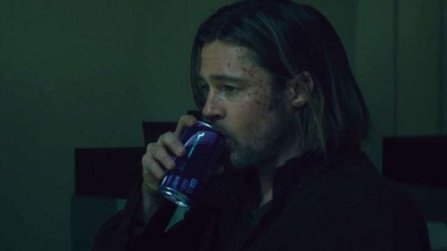 The can of Pepsi drunk by Gerry Lane (Brad Pitt) in World War Z