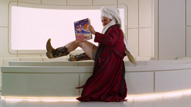 The Cowboy of Zaphod Beeblebrox (Sam Rockwell) in H2G2 : The hitchhiker's Guide to the galaxy