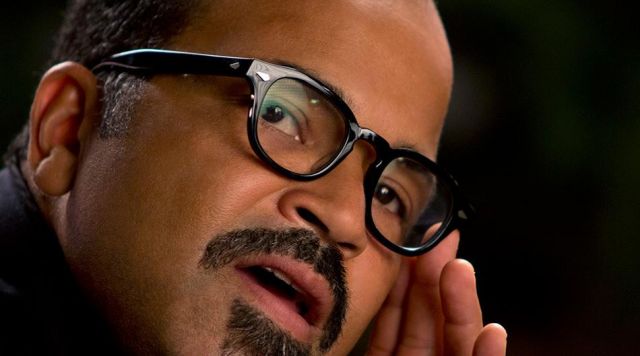 Eyeglasses round Moscot of Beetee Latier (Jeffrey Wright) in Hunger Games : The kindling