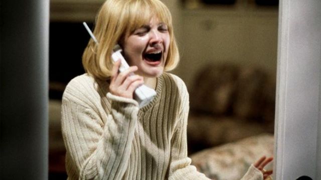 The sweater worn by Casey Becker (Drew Barrymore) in Scream