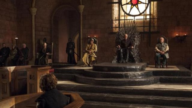 The iron Throne is the royal seat of the Kingdom of the Seven Crowns in Game of Thrones
