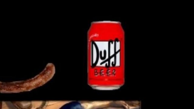 beer DUFF seen in Culture Point on the Death of Linksthesun