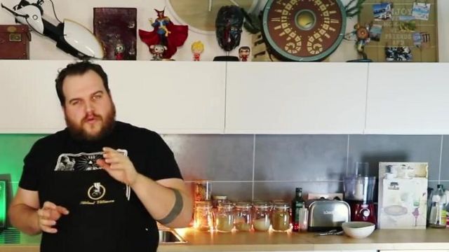 The miniature Link, Breath of the wild of Gastronogeek (Thibaud Villanova) in his video "Recipe Batman The Defi - The Vichyssoise"