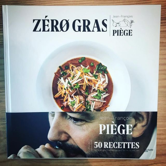 The book Zero fat, Jean-Francois Trap on the account Instagram of Gastronogeek (Thibaud Villanova)