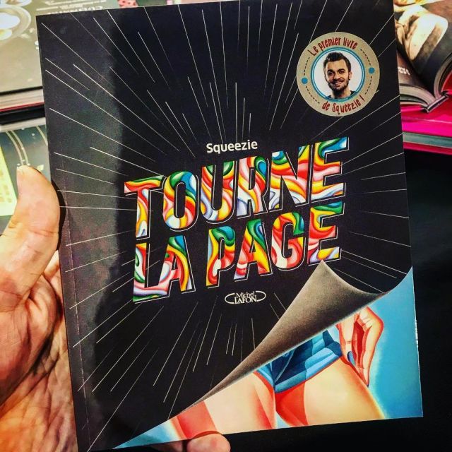 El libro "Turn the page" de Squeezie en la cuenta de Instagram de Gastronogeek (Thibaud Villanova)