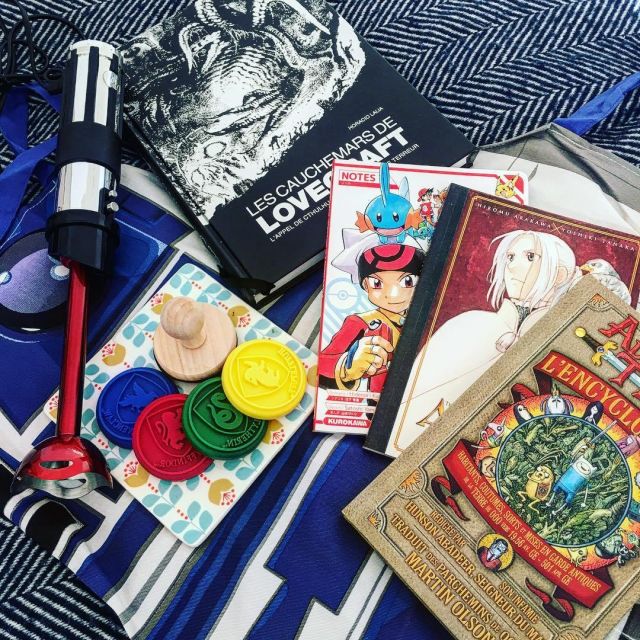 The encyclopedia of Adventure Time on the account Instagram of Gastronogeek (Thibaud Villanova)
