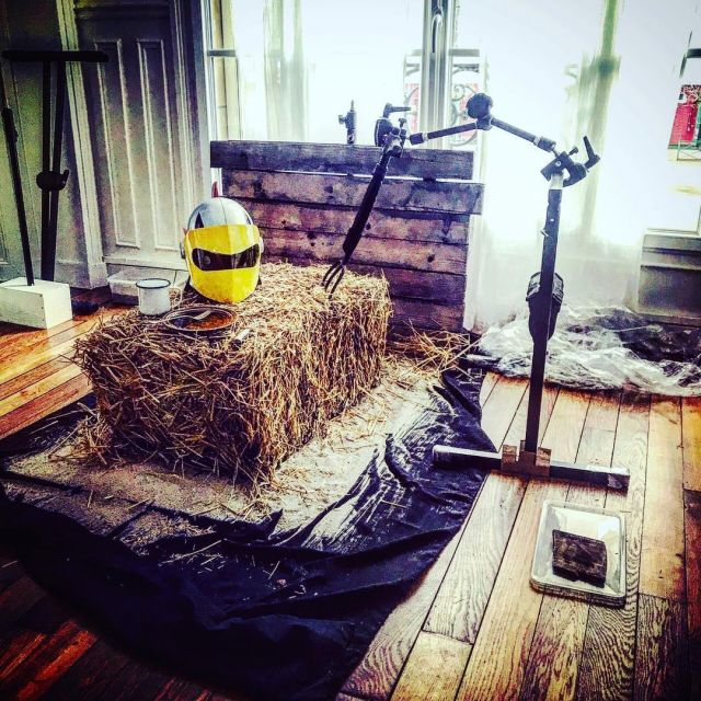 Le casque de Actarus sur le compte Instagram de Gastronogeek (Thibaud Villanova)
