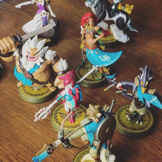 The figurine Amiibo Link archer Zelda Breath of The Wild on the account Instagram of Gastronogeek (Thibaud Villanova)