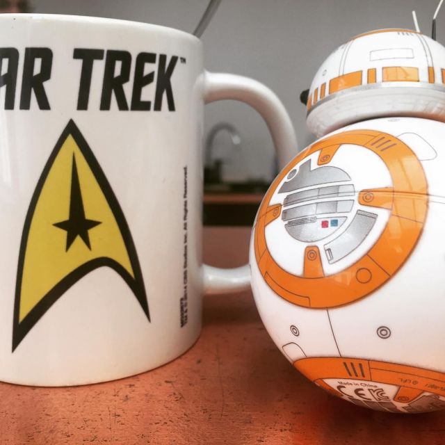 The cup Star Trek on the account Instagram of Gastronogeek (Thibaud Villanova)