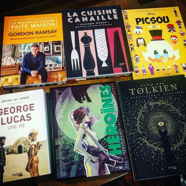 Le livre "George Lucas, une vie" de Brian Jay Jones sur le compte Instagram de Gastronogeek (Thibaud Villanova)