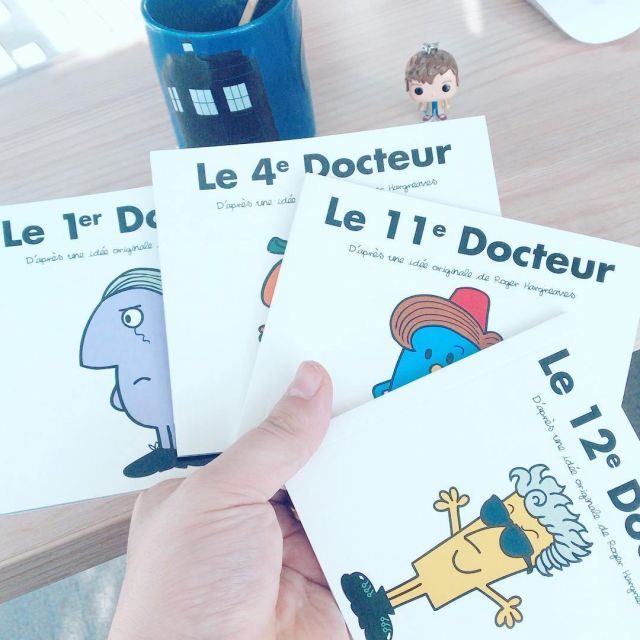 The book Mr. Ms. 1st Doctor Who of Gastronogeek (Thibaud Villanova) on Instagram