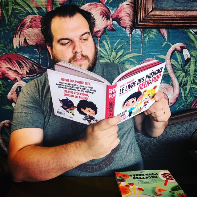 Le livre des prénoms geek et pop de Nicolas Bonnefoy sur le compte Instagram de Gastronogeek (Thibaud Villanova)