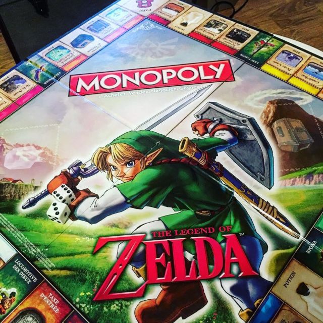 El juego Monopoly Zelda en la cuenta de Instagram de Gastronogeek (Thibaud Villanova)