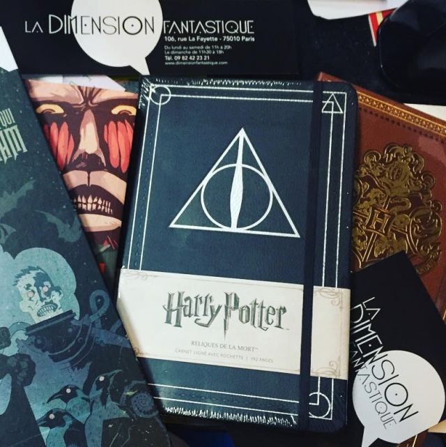 Le carnet luxe Harry Potter Les Reliques de la Mort de Gastronogeek (Thibaud Villanova) sur son compte Instagram
