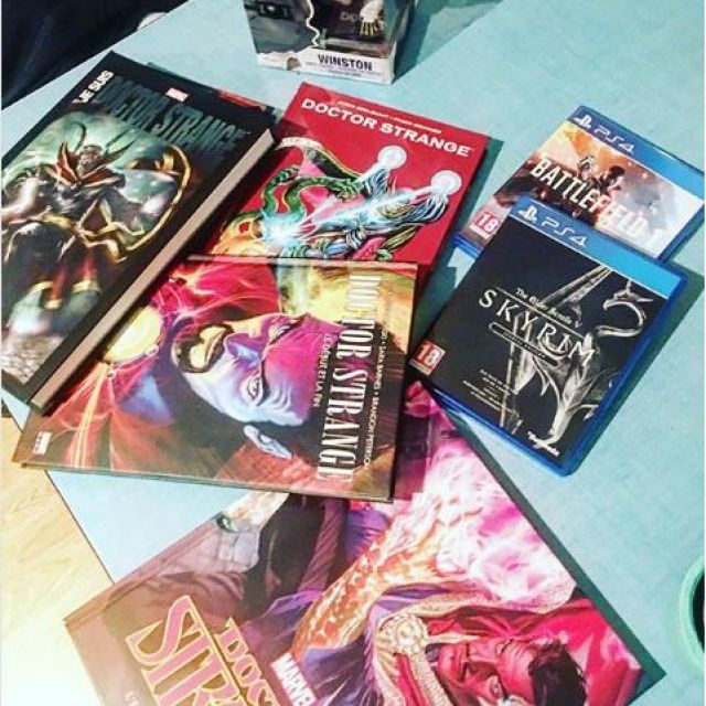 La bande dessinée "Doctor Strange, l'Encyclopédie illustrée" sur le compte Instagram de Gastronogeek (Thibaud Villanova)