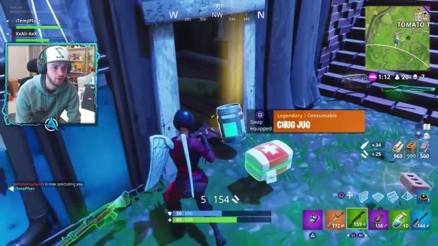 Chug Jug potion replica as seen in the video game Fortnite (player: Alas­tair Ai­ken aka Ali-A)