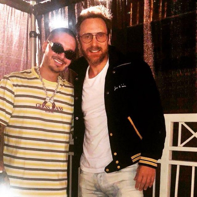 Le blouson bomber Je t'aime Saint Laurent de David Guetta sur Instagram