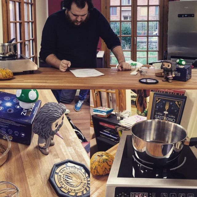 The cookbook 42 recipes Gastronogeek on his account Instagram