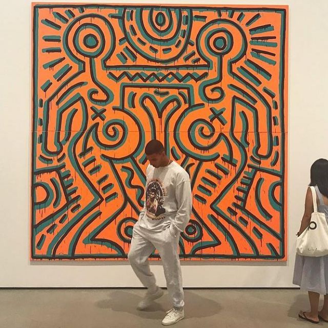 The Broad, modern art museum in LA, and its Keith Haring collection visiting by Younes Bendjima