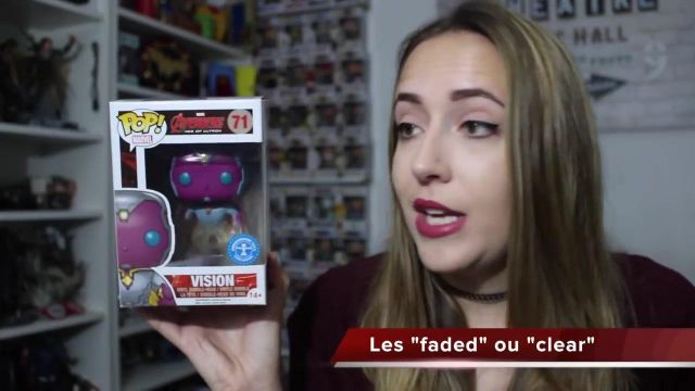 The figurine funko pop vision in the youtube video to Start his collection of Funko Pop! by Fancy Fanny