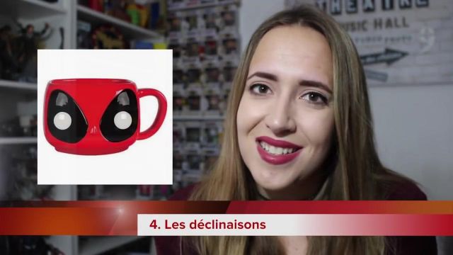 La taza funko Deadpool en el video de youtube ¡Comienza tu colección funko Pop! por Fancy Fanny