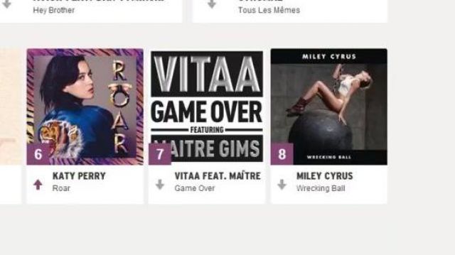 Song Game Over (Vitaa) view in Formidable - Stromae (critique) (Linksthesun)