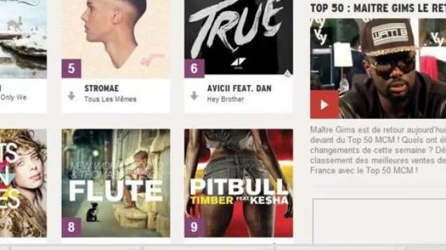 Timber Song (Pitbull) visto en Formidable - Stromae (reseña) (Linksthesun)