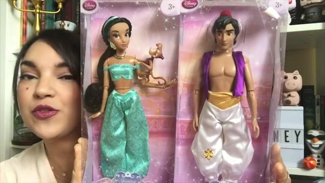 The doll disney Jasmine in the youtube video Huge Haul Disney Eloo Wonderland