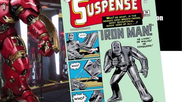 Comic Iron man seen in Culture Point : The "shots" of movies of super-heroes Linksthesun