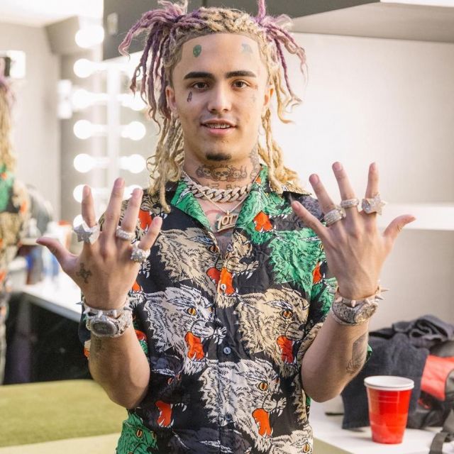 The shirt Gucci worn by Lil Pump on his 