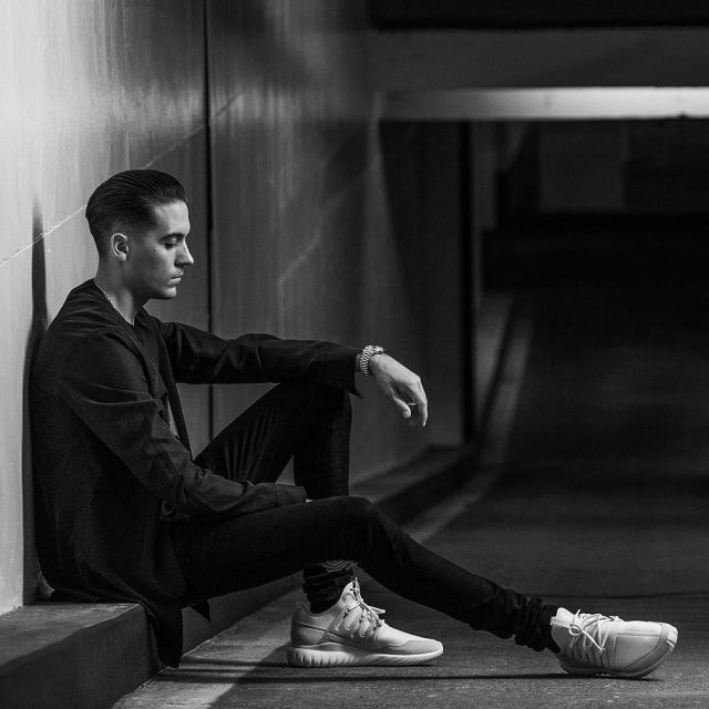 The pair of Adidas Radial that carries G-Eazy on his account Instagram |  Spotern