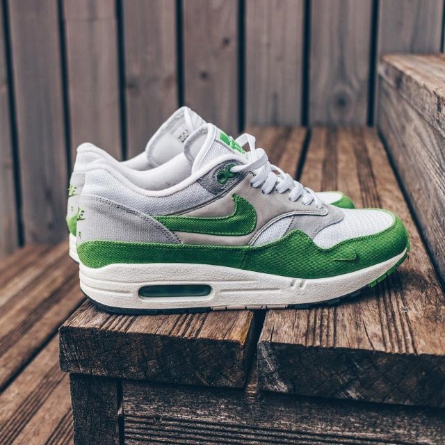 The nike air max 1 green @tadsnkrs on his account instagram | Spotern