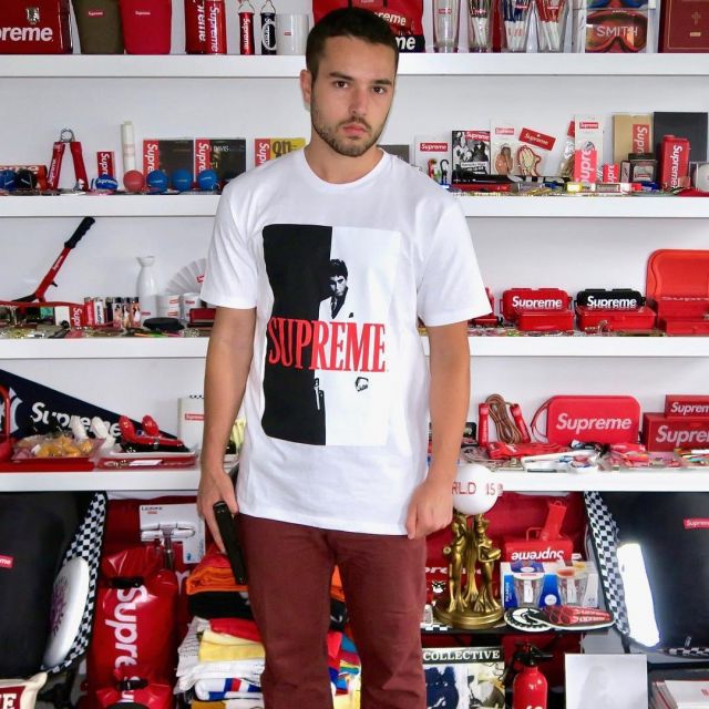 supreme t shirt scarface