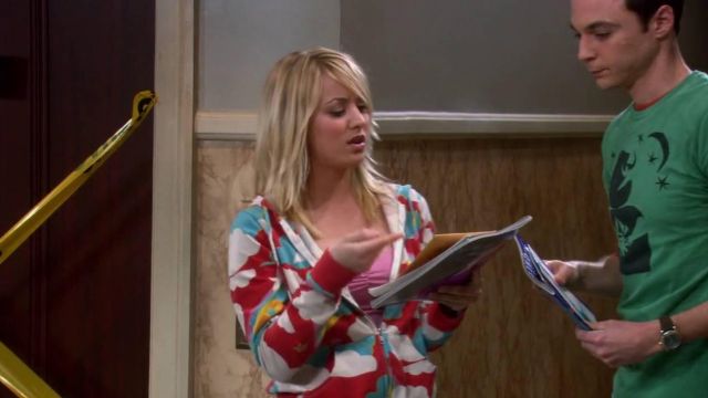 The vest to the grounds arcs-en-ciel Penny (Kaley Cuoco) in The Big Bang Theory