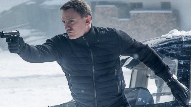 Spectre James Bond en mailles manches blouson d'aviateur Daniel Craig veste d'aviateur 