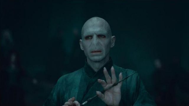The wand of Lord Voldemort (Ralph Fiennes) in Harry Potter and the goblet of fire