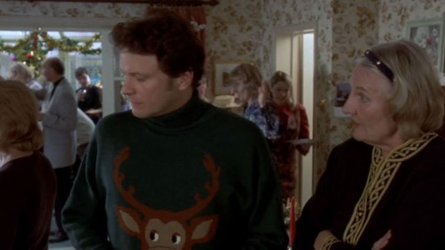 Le Pull-over de Noël de Mark Darcy (Colin Firth) dans Le Journal de Bridget Jones