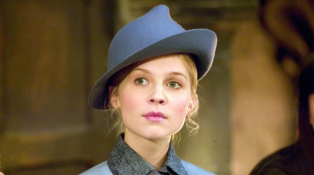The hat of Fleur Delacour (Clemence Poesy) in Harry Potter and the goblet of fire
