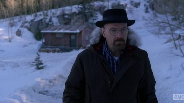 Le chapeau noir en feutre Goorin Bros. porté par Heisenberg / Walter White (Bryan Cranston) dans Breaking Bad (Saison 5 Episode 15)